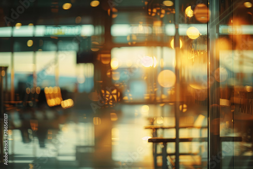 Journey's Beginning, Soft Focus Airport Departure © M.Gierczyk