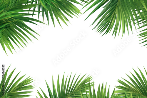 PNG Palm leaves border backgrounds outdoors nature