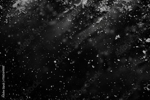 A black and white texture of snow, with subtle details like cracks or small icy particles visible in the surface Generative AI