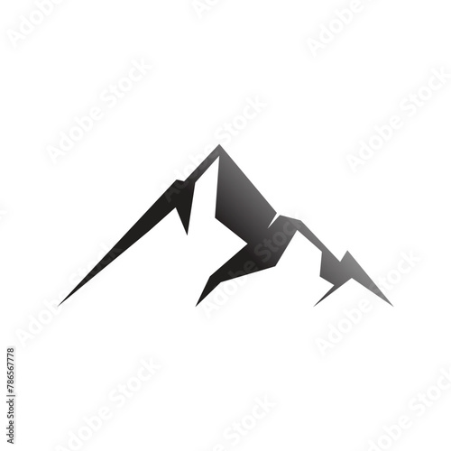 Mountain logo vector template symbol design
