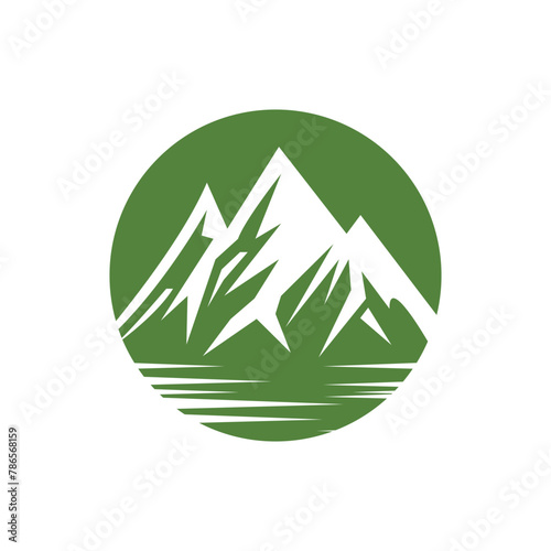 Mountain logo vector template symbol design