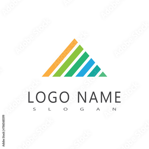 Mountain logo vector template symbol design