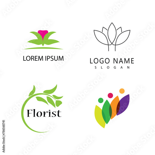 Beauty Florist botanical flower vector design