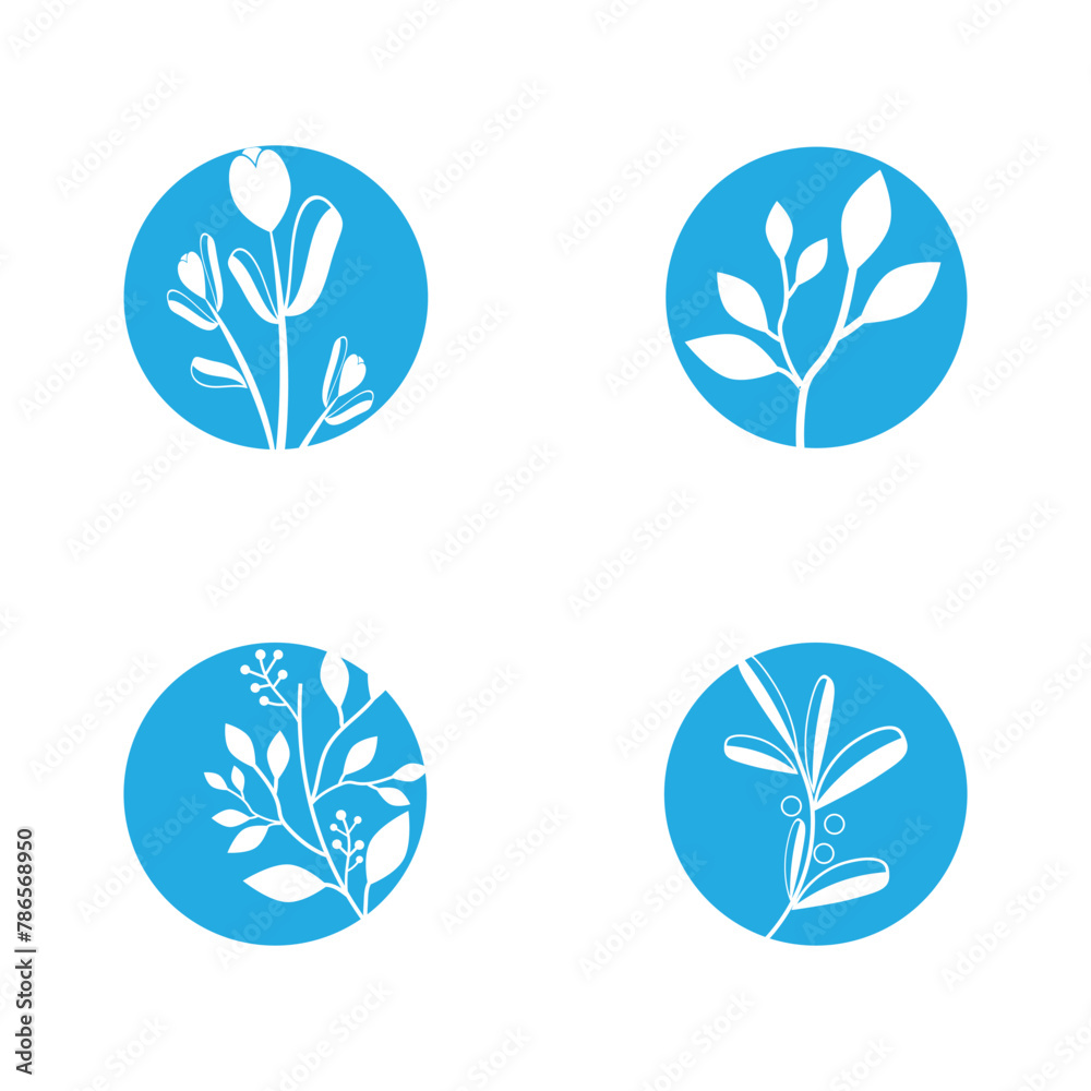Fototapeta premium Beauty Florist botanical flower vector design