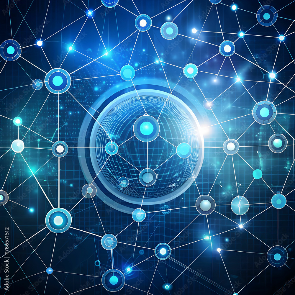technology network background technology network background