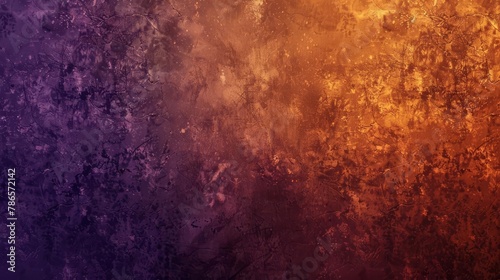 vintage elegant dark orange brown purple abstract gradient texture background with space for text and design