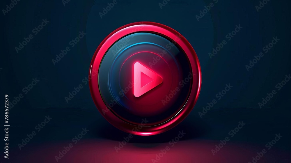 watch now button in glossy red color web interface calltoaction icon vector illustration watch now button in glossy red color web interface calltoaction icon vector illustration
