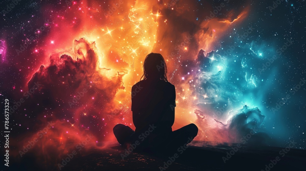 universe silhouette universe silhouette