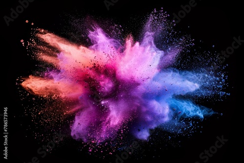 A colorful explosion of confetti is shown in the image photo