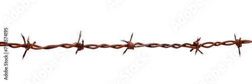 PNG Rusty barbed wire white background forbidden fence