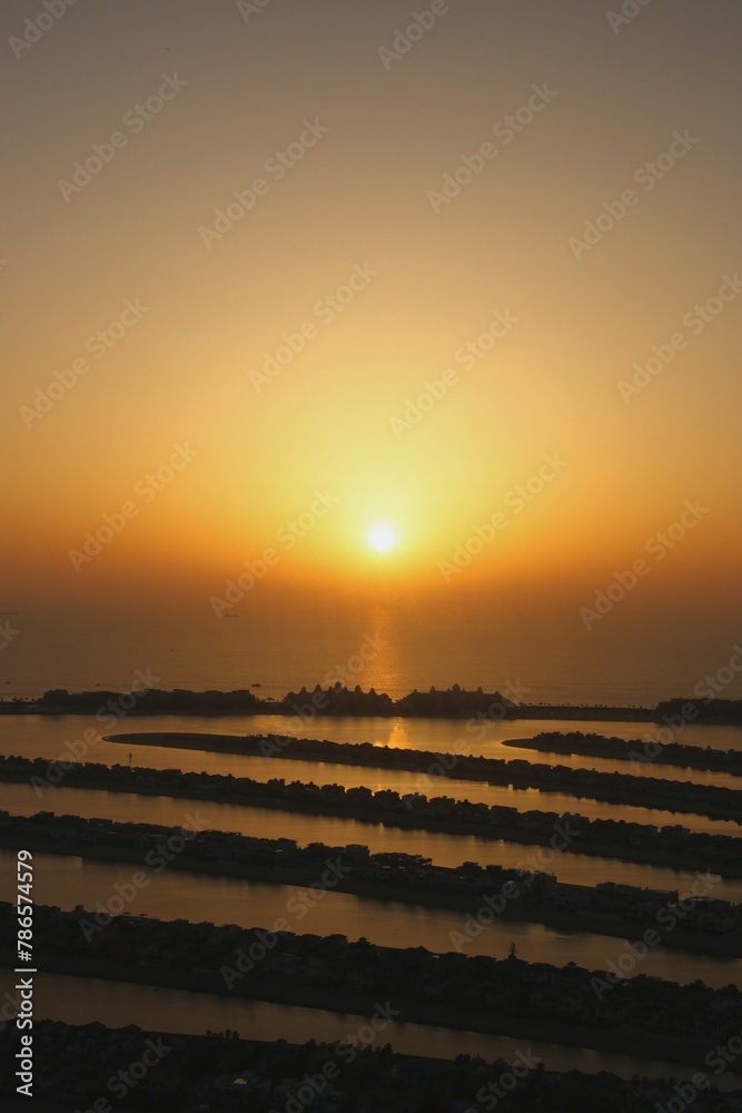 Dubai's sunset