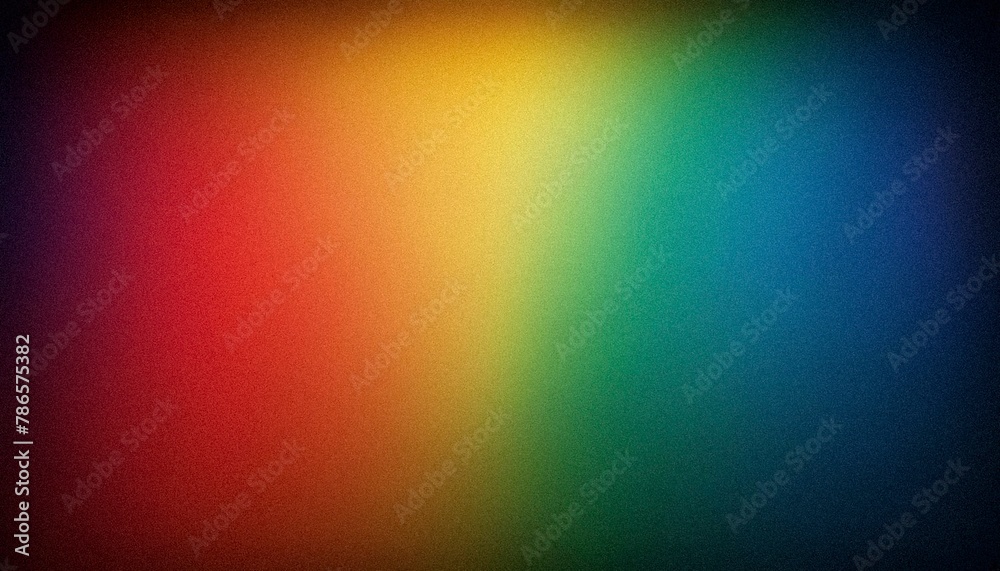 Obraz premium Vibrant rainbow gradient background with grainy texture
