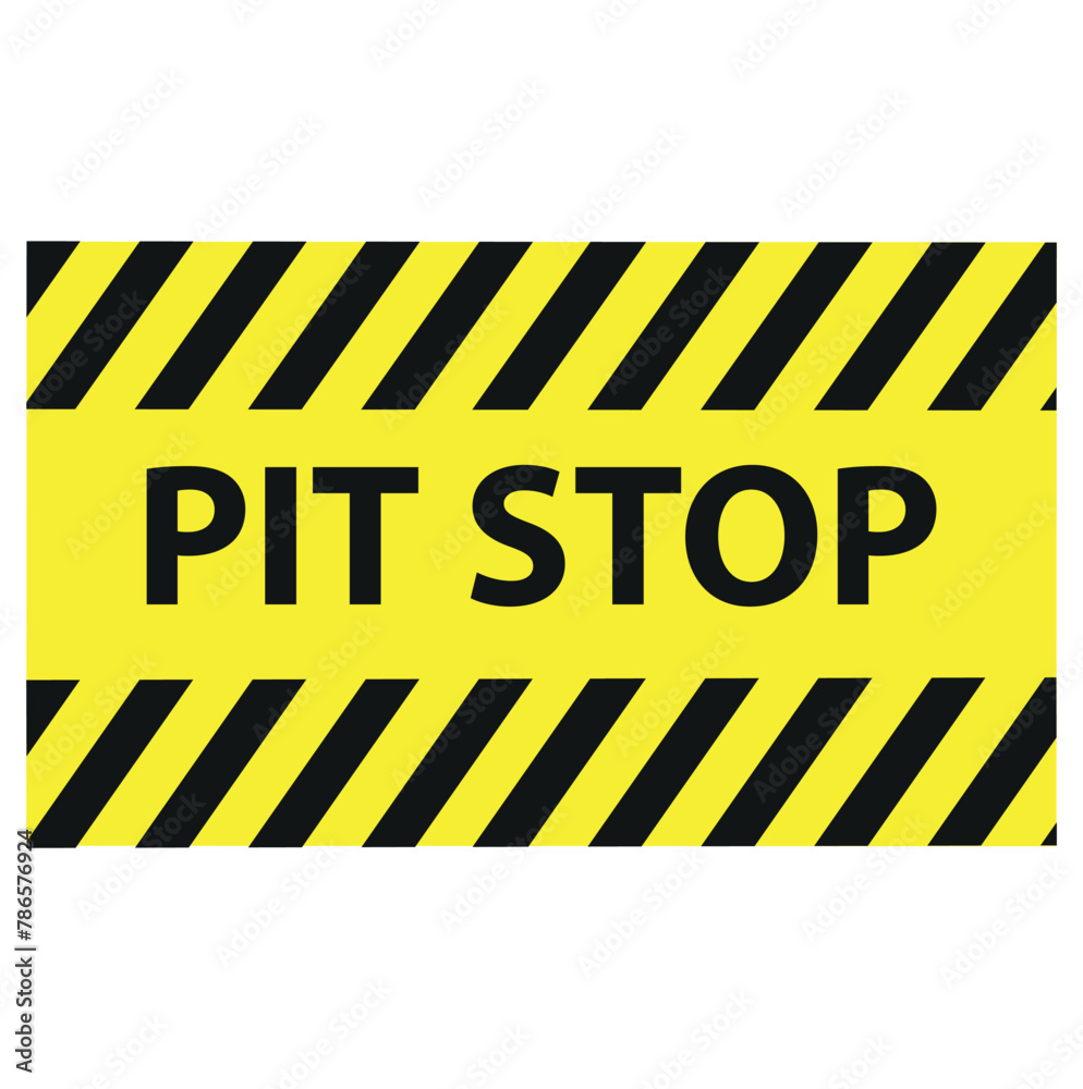 Pit stop wordmark logo icon vector Pit stop wordmark logo icon vector