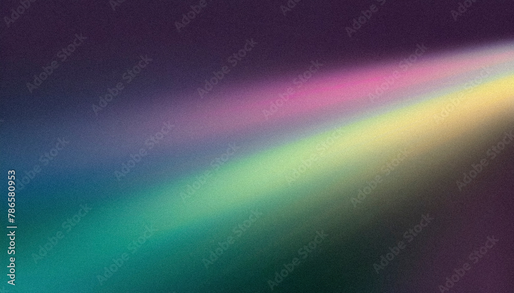 Abstract grainy spectrum light effect