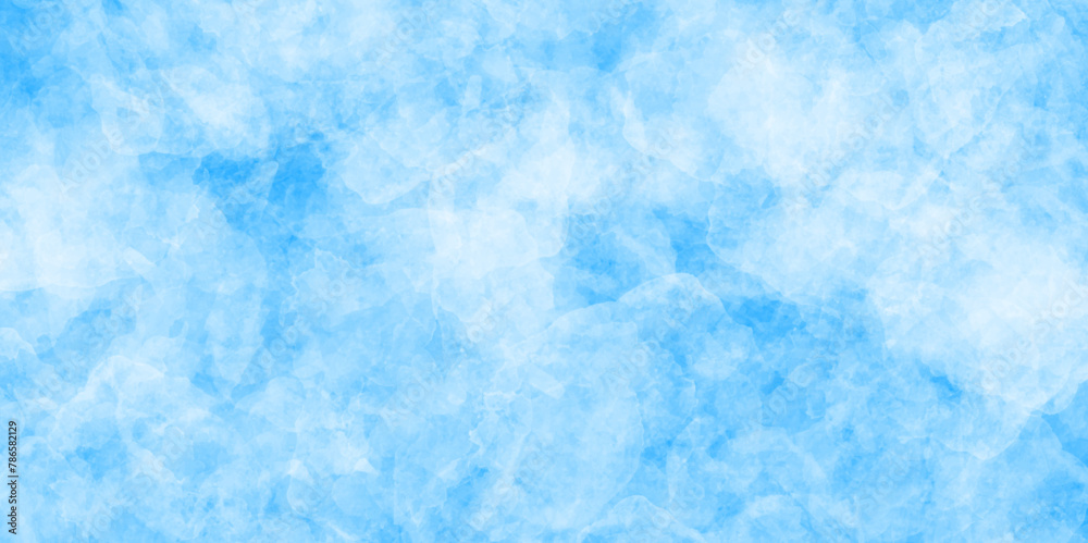 Obraz premium Abstract sky blue fantasy watercolor background texture .splash acrylic blue background .banner for wallpaper .watercolor wash aqua painted texture .abstract hand paint with stain backdrop .