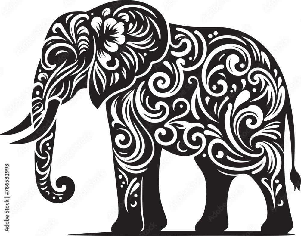 Obraz premium elephant illustration