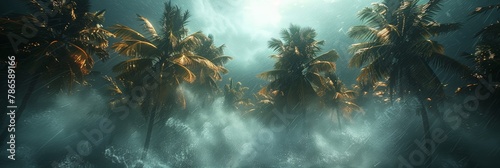 Coastal palm paradise faces devastation from powerful tropical cyclone photo