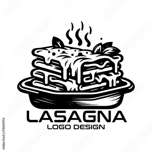 Lasagna Vector Logo Design