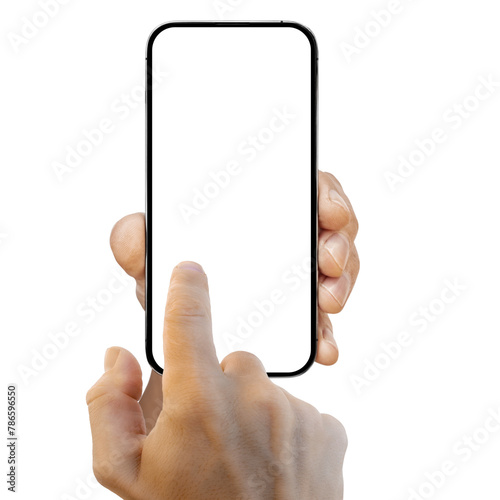 a phone in a hand