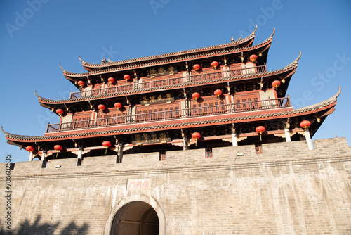 Guangji Gate Tower of Chaozhou Ancient City, Chaozhou, Guangdong, China photo