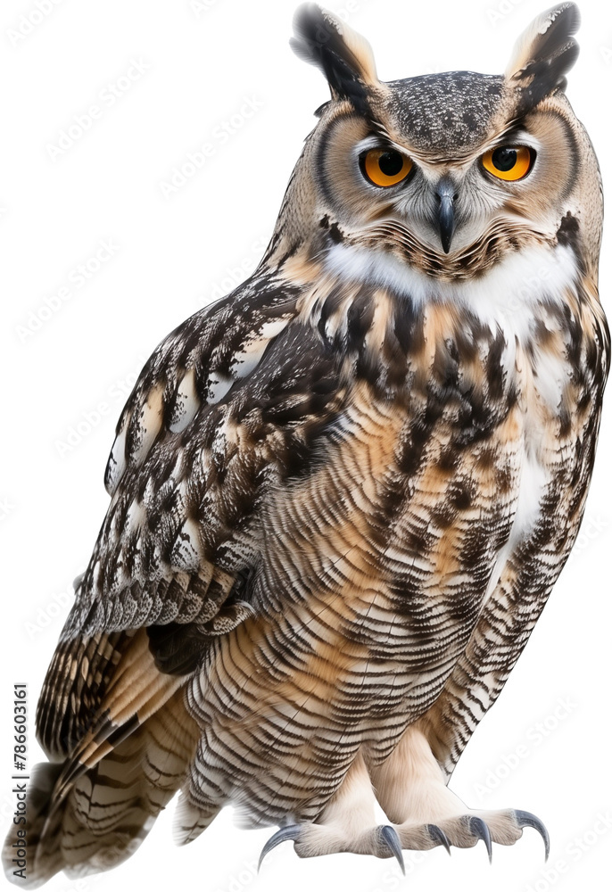 Obraz premium The Owl: Nocturnal Guardian of the Forest