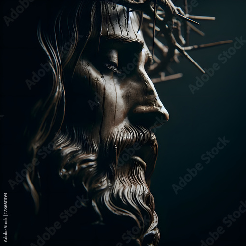 Jesus Christ crucified image photo