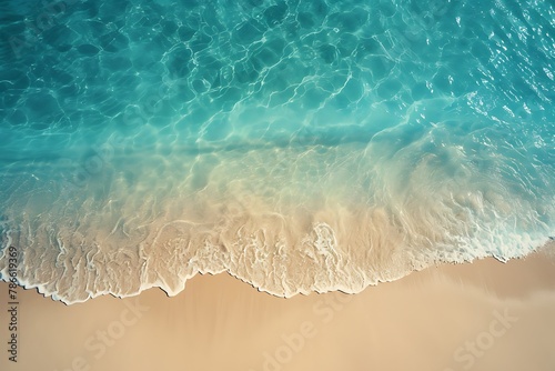 ホット・サンド・サンセット：真夏の砂浜で輝く波,Hot Sand Sunset: Shining waves on a sandy beach in midsummer,Generative AI