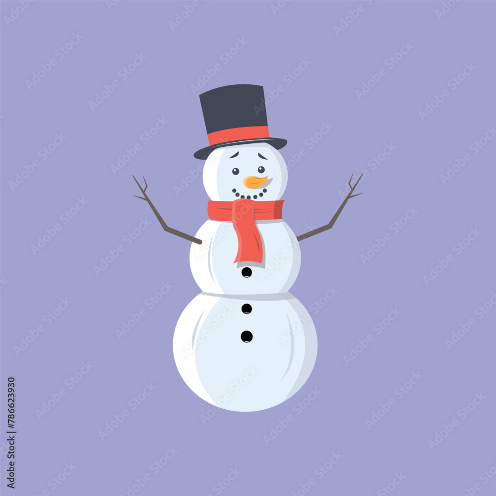 Snowman christmas snow winter holiday