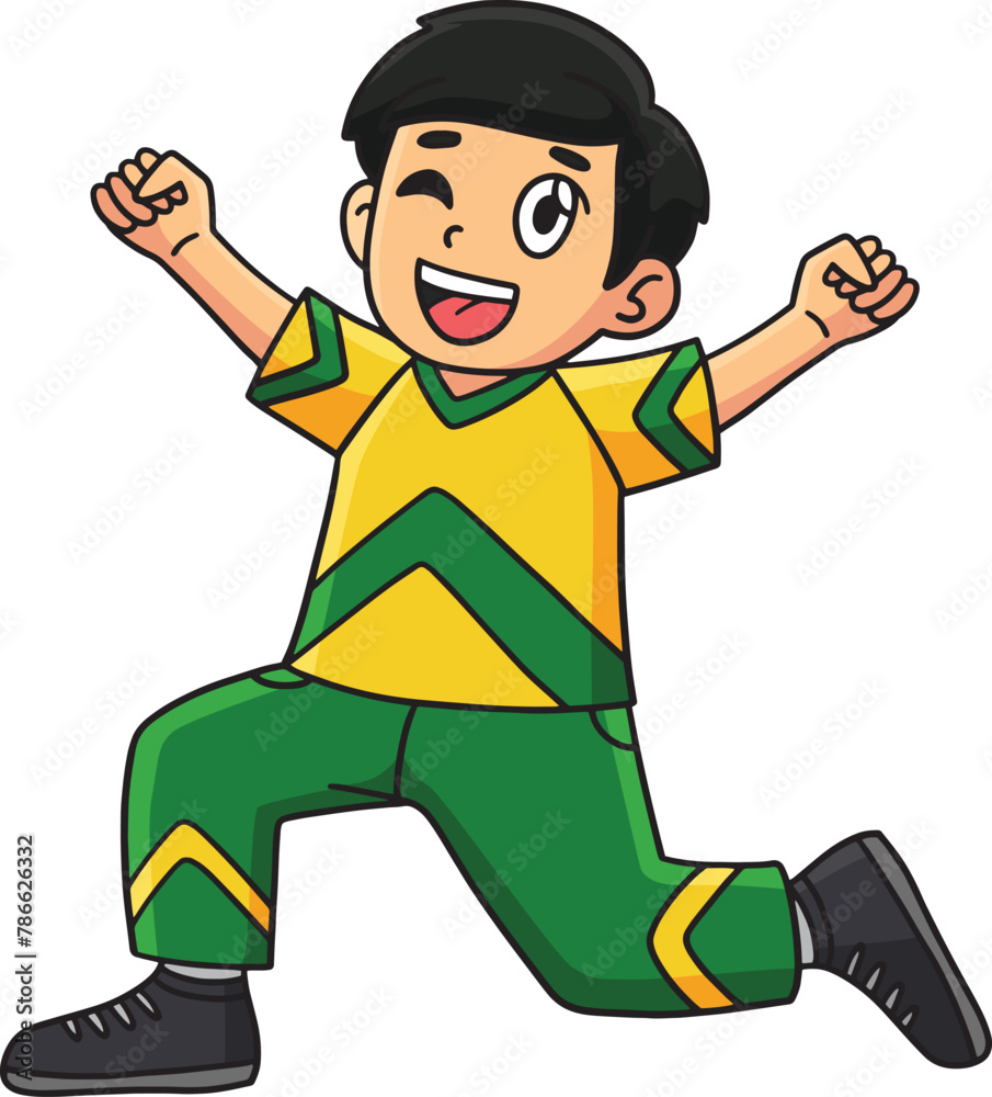 Cheerleading Boy Cheerleader Kneeling Clipart Cheerleading Boy Cheerleader Kneeling Clipart