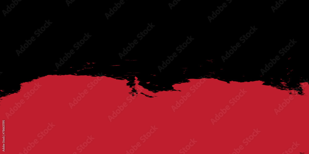 Fototapeta premium Black background with red Grunge texture. Grunge texture design. Abstract grunge background design. Illustration. Vector design. Red. Grunge. Black. 