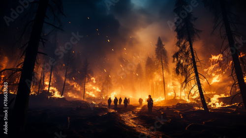 The Grim Reality of a Forest Fire