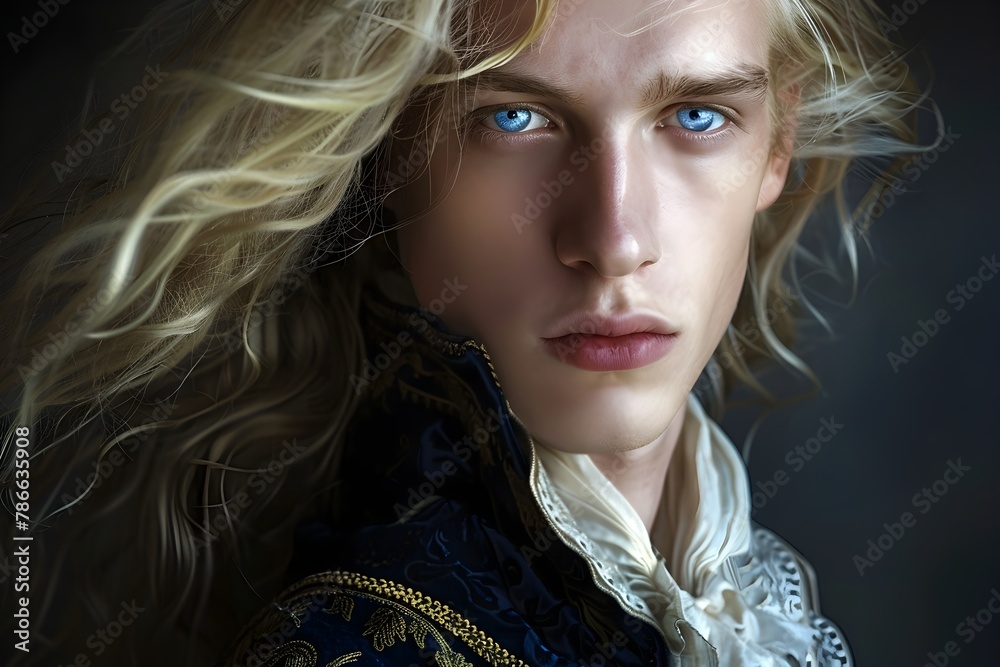 Young Aristocrat Sparking with Magical Intrigue Young Aristocrat Sparking with Magical Intrigue