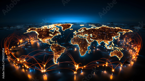 A World Map Pulsating with Real-Time Information. The IoT Networks Orchestrating Our World