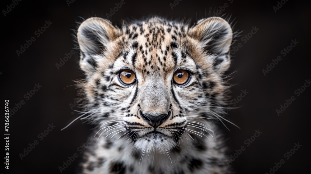 A tight shot of a cheetah's expressive face gazing into the camera with intense eyes A tight shot of a cheetah's expressive face gazing into the camera with intense eyes