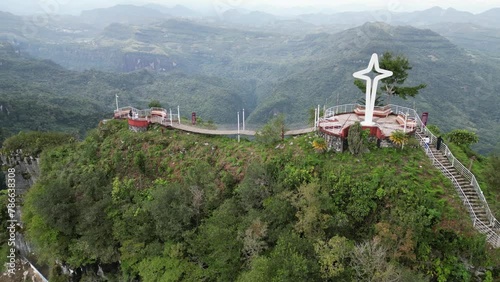 Mirador de Jonotla en la sierra de Cuetzalan photo