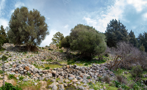 Landscape at the medieval settlement of Palio Pyli Kos Island South Aegean Region (Südliche Ägäis) Greece photo