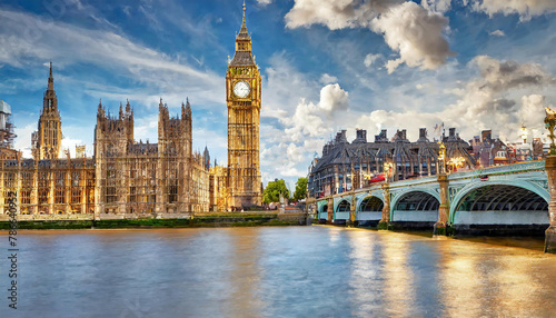 Big Ben and Houses of Parliament, London, England, United Kingdom photo