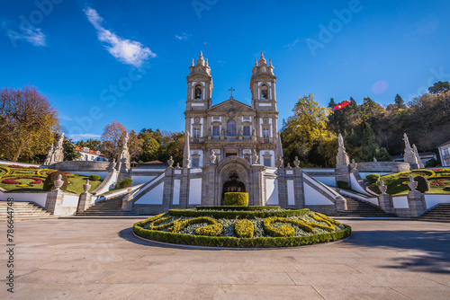 Area of Sanctuary of Bom Jesus do Monte in Tenoes, Portugal