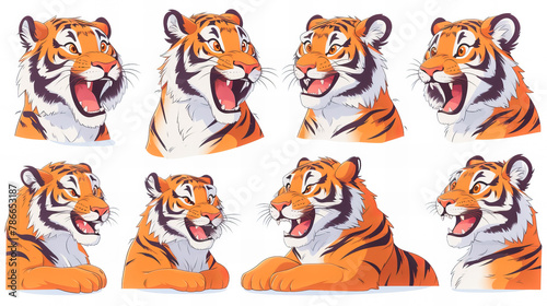 Tiger Stickers Collection 