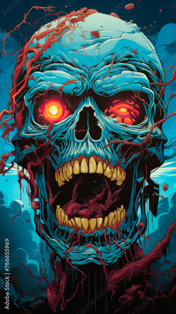 skull art style skull art style