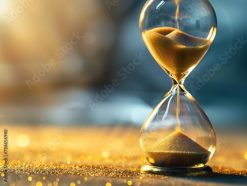 Hourglass with sand