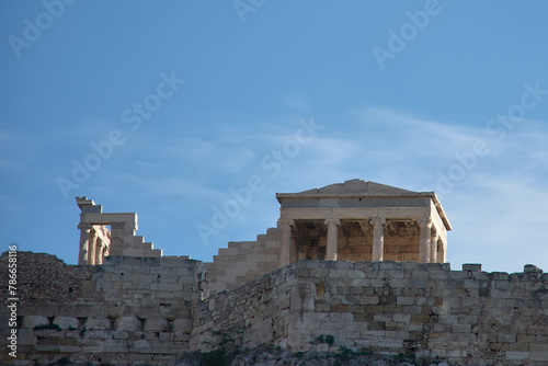Erechtheion Temple on Acropolis Hill, Athens Greece