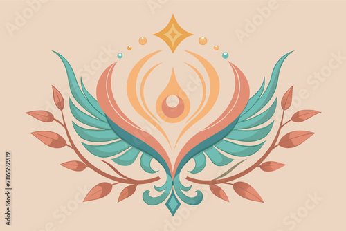 A delicate ethereal shape symbolizing fragility and grace