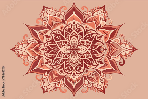 A delicate, intricate mandala pattern conveying a sense of fragility and delicacy