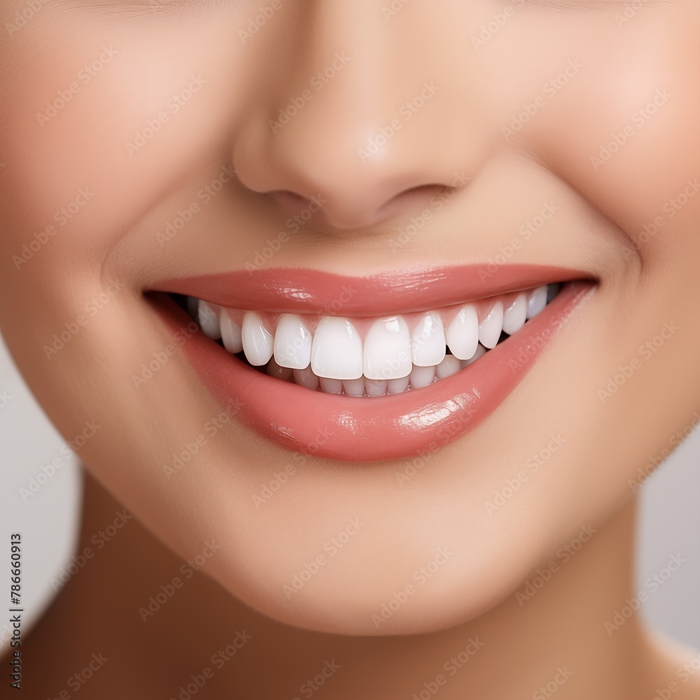 Fototapeta premium close up of a woman smiling