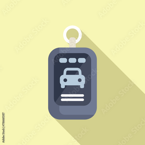 Modern alert entry icon flat vector. System alarm. Device service