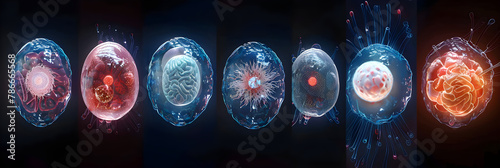 Detailed Pictorial Representation of the Stages of Oocyte Development photo