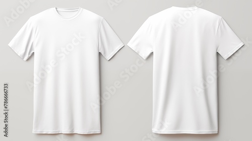white t-shirt isolated