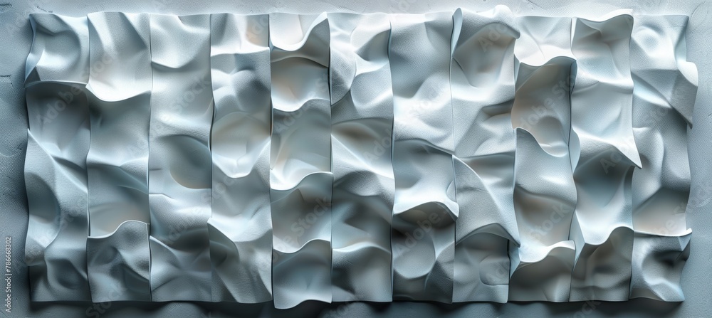 Fototapeta premium Abstract wallpaper with a grid-like structure and orderly arrangement of elements, conveying a sense of precision and attention to detail