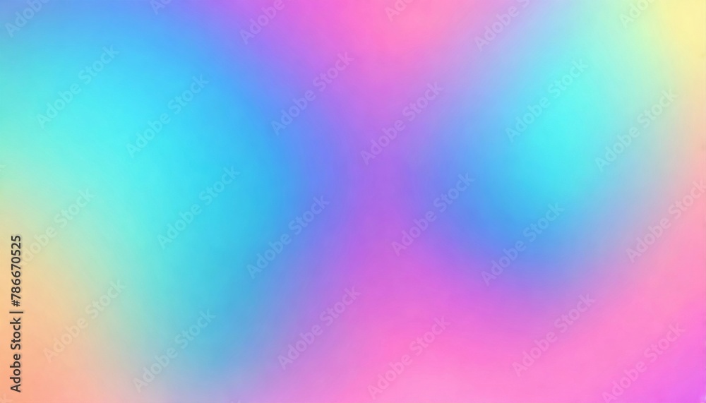 4K Beautiful color gradient background with noise. Abstract pastel holographic blurred grainy gradient banner background texture Colorful digital grain soft noise effect Nostalgia, generative ai	